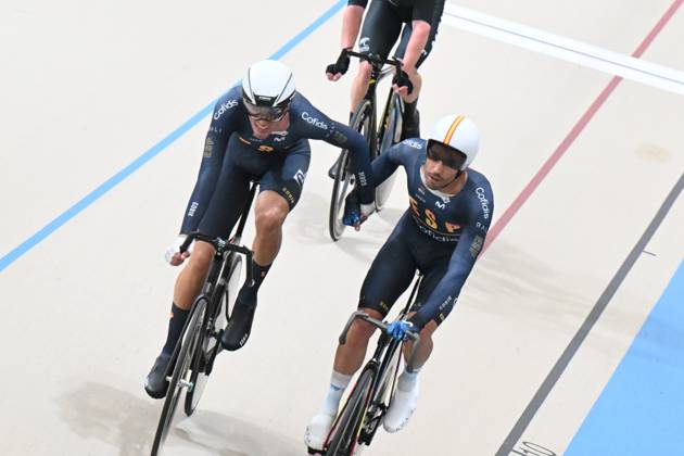 26-10-2025 World Championships Elite Track; Giornata 05; 2025, Spain; Alvarez Martinez, Hector; Torres Barcelo, Albert; Santiago Del Cile - Velodromo Penalolen;
