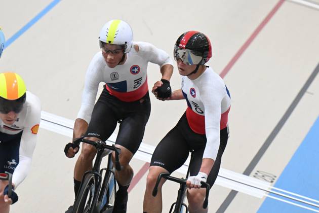 26-10-2025 World Championships Elite Track; Giornata 05; 2025, Cile; Rojas Rivas, Diego; Arriagada Pizarro, Christian; Santiago Del Cile - Velodromo Penalolen;