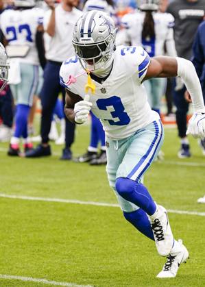 October 26, 2025: Dallas Cowboys wide receiver George Pickens (3) runs a warmup route before the football game between the Denver Broncos and Dallas Cowboys. CSM. - ZUMAc04_ 20251026_zma_c04_211 Copyright: xDerekxRegensburgerx