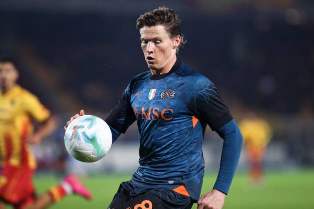 Scott McTominay of SSC Napoli in action during the serie A match between US Lecce and SSC Napoli at Ettore Giardiniero - Via del Mare stadium in Lecce (Italy), October 28,2025. massimilianoxcarnabuci