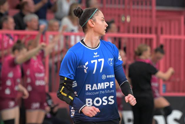 Sara Suba TusSies Metzingen, 77 in goal TusSies Metzingen vs Buxtehuder SV, Handball, Alsco HBF, 7 League Matchday, Season 2025 2026, 01 11 2025 TusSies Metzingen vs Buxtehuder SV, Handball, Alsco HBF, 7 League Matchday, Season 2025 2026, 01 11 2025 Tuebingen Copyright: xEibner-Pressefoto TobiasxBaurx EP_TBR