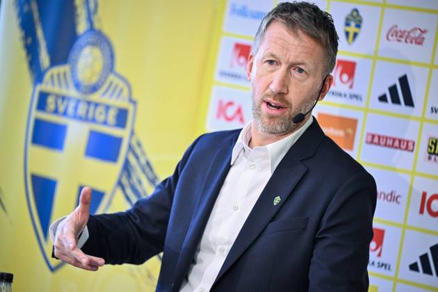 STOCKHOLM, SWEDEN 20251105 National team captain Graham Potter presents his first squad for the men s national football team ahead of the upcoming World Cup qualifiers STOCKHOLM SWEDEN x10050x  Copyright: xPontusxLundahl TTx NATIONAL FOOTBALL TEAM WORLD CUP QUALIFICATIONS SQUAD SELECTION