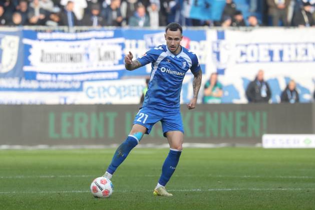 09 11 2025, xgox, Fußball 2 Bundesliga, 1 FC Magdeburg SC Paderborn 07 emspor, v l Falko Michel Magdeburg, 21 Freisteller, Einzelbild, Ganzkoerper, single frame DFL DFB REGULATIONS PROHIBIT ANY USE OF PHOTOGRAPHS as IMAGE SEQUENCES and or QUASI VIDEO Magdeburg