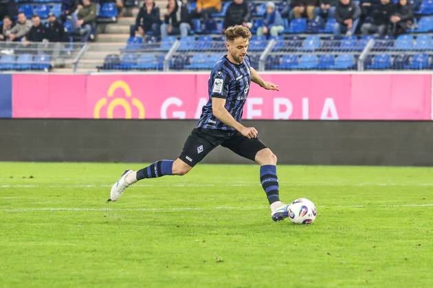 Lukas Klünter SV Waldhof Mannheim, 24 Soccer bfv Rothaus Pokal, Quarterfinal, SV Waldhof Mannheim vs FC Astoria Walldorf on 12 11 2025 in Mannheim Carl Benz Stadion , Germany Mannheim Carl Benz Stadion Germany Copyright: xFranzxReindelx