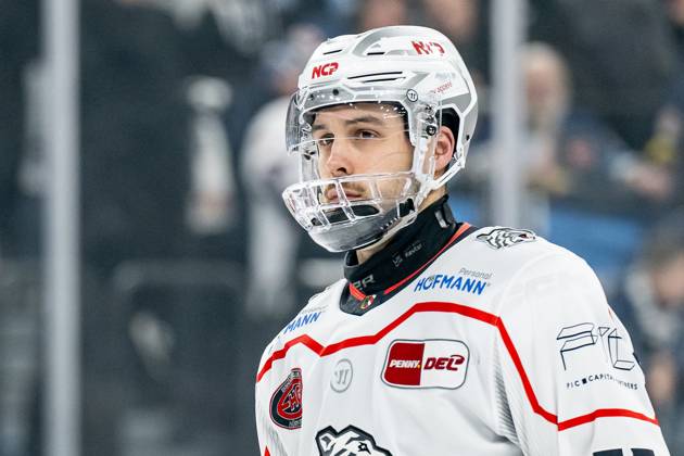 Samuel Dove McFalls Nuernberg Ice Tigers, 75 somewhat disillusioned Portrait Portrait GER, EHC Red Bull Muenchen vs Nuernberg Ice Tigers, Ice Hockey, DEL, Matchday 19, Season 2025 2026, 16 11 2025 GER, EHC Red Bull Muenchen vs Nuernberg Ice Tigers, Ice Hockey, DEL, Matchday 19, Season 2025 2026, 16 11 2025 Muenchen Copyright: xEibner-Pressefoto HeikexFeinerx EP_HFR