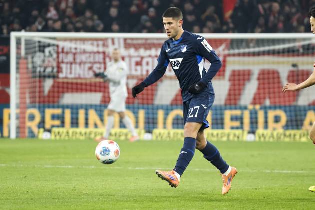 Andrej Kramaric TSG Hoffenheim, 27 on the ball , Germany, Soccer, 1 Bundesliga, Matchday 11, 2025 2026, 1 FSV Mainz vs TSG 1899 Hoffenheim, 21 11 2025, Mewa Arena, Mainz, Germany Mainz Mewa Arena Rheinland Pfalz Germany Copyright: xGrantxHubbsx