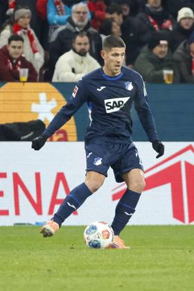 Andrej Kramaric TSG Hoffenheim, 27 on the ball , Germany, Soccer, 1 Bundesliga, Matchday 11, 2025 2026, 1 FSV Mainz vs TSG 1899 Hoffenheim, 21 11 2025, Mewa Arena, Mainz, Germany Mainz Mewa Arena Rheinland Pfalz Germany Copyright: xGrantxHubbsx
