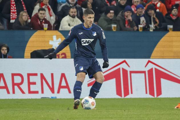 Andrej Kramaric TSG Hoffenheim, 27 on the ball , Germany, Soccer, 1 Bundesliga, Matchday 11, 2025 2026, 1 FSV Mainz vs TSG 1899 Hoffenheim, 21 11 2025, Mewa Arena, Mainz, Germany Mainz Mewa Arena Rheinland Pfalz Germany Copyright: xGrantxHubbsx