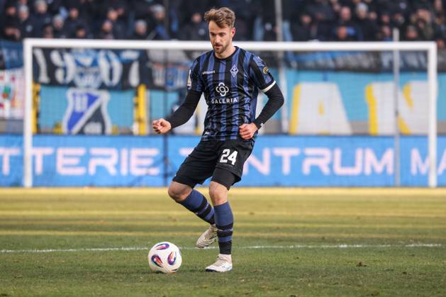 Lukas Klünter SV Waldhof Mannheim, 24 Soccer 3 League, Matchday 15, SV Waldhof Mannheim vs SV Wehen Wiesbaden on 22 11 2025 at Mannheim Carl Benz Stadion , Germany Mannheim Carl Benz Stadion Germany Copyright: xFranzxReindelx