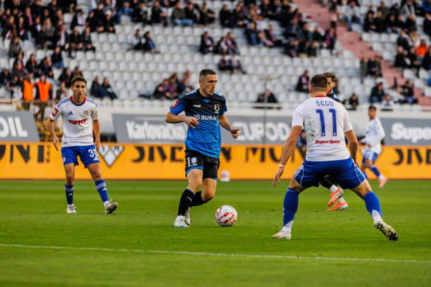 SuperSport HNL, round 15: HNK Hajduk Split v NK Varazdin Antonio Borsic of NK Varazdin during the SuperSport HNL 2025. 2026. round 15 match between HNK Hajduk Split and NK Varazdin at Poljud Stadium in Split, Croatia on November 29, 2025.  ZvonimirxBarisin PIXSELL