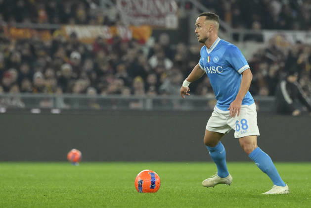Napoli™s Stanislav Lobotka during the Serie A Enilive soccer match between AS Roma and SSC Napoli at the Rome s Olympic stadium, Italy - Sunday, November 30, 2025. - Soccer.  Copyright: xFabrizioxCorradetti LaPressex