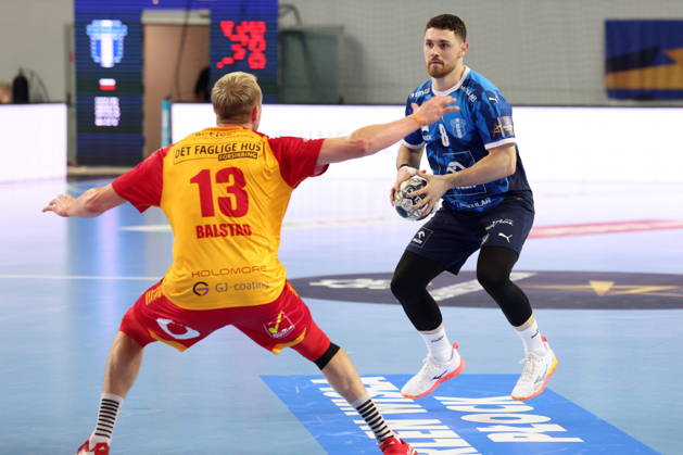 Plock 04.12.2025 Liga mistrzow pilka reczna mezczyzn faza grupowa sezon 2025 26 --- Group Chase mens handball EHF Champions League Orlen Wisla Plock - GOG Handbold Mitja Janc Fot. Marcin Solarz FotoPyK NEWSPIX.PL --- newspix.pl