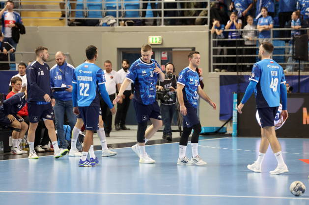 Plock 04.12.2025 Liga mistrzow pilka reczna mezczyzn faza grupowa sezon 2025 26 --- Group Phase mens handball EHF Champions League Orlen Wisla Plock - GOG Handbold piÅ‚karze wisly plock Fot. Marcin Solarz FotoPyK NEWSPIX.PL --- newspix.pl