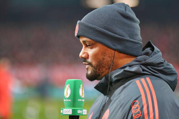 Berlin, Germany, 03 12 2025 Stadion Alte Försterei DFB Pokal 2025 2026 Union Berlin FC Bayern Munich Vincent Kompany, coach FC Bayern Munich, in an interview on Sky Copyright: xdtsxNachrichtenagenturx dts_97204