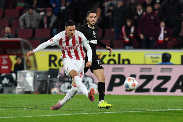 Said El Mala 1 FC Koeln goal for 1 0 during the Bundesliga match between 1 FC Köln and FC St Pauli, RheinEnergieSTADION on 06 December 2025 in Köln, Germany Photo by Ralf Treese DeFodi Images Said El Mala 1 FC Koeln scores his team?s first goal during the Bundesliga match between 1 FC Köln and FC St Pauli at RheinEnergieSTADION on December 6, 2025 in Köln, Germany Photo by Ralf Treese DeFodi Images DFL regulations prohibit any use of photographs as image sequences and or quasi video Photo by Ralf Treese DeFodi Images