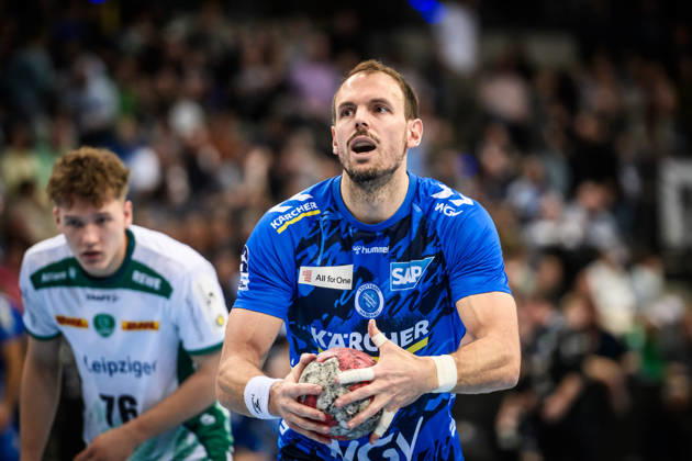 Kai Haefner TVB Stuttgart, 34 GER, TVB Stuttgart SC DHfK Leipzig, DAIKIN HBL, Handball, Bundesliga, 15 Matchday, Season 2025 2026, 07 12 2025 GER, TVB Stuttgart SC DHfK Leipzig, DAIKIN HBL, Handball, Bundesliga, 15 Matchday, Season 2025 2026, 07 12 2025 Stuttgart Copyright: xSandyxDinkelackerx EP_SDR