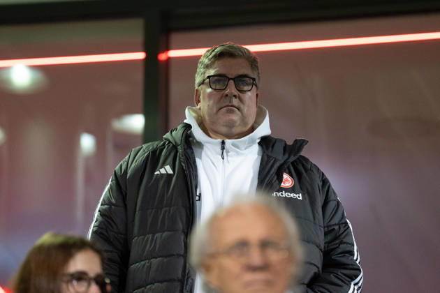 07 12 2025, xhfmx, Fußball Google Pixel Frauen Bundesliga, Eintracht Frankfurt FC Bayern Axel Hellmann Vorstandssprecher Eintracht Frankfurt DFL DFB REGULATIONS PROHIBIT ANY USE OF PHOTOGRAPHS as IMAGE SEQUENCES and or QUASI VIDEO Frankfurt am Main