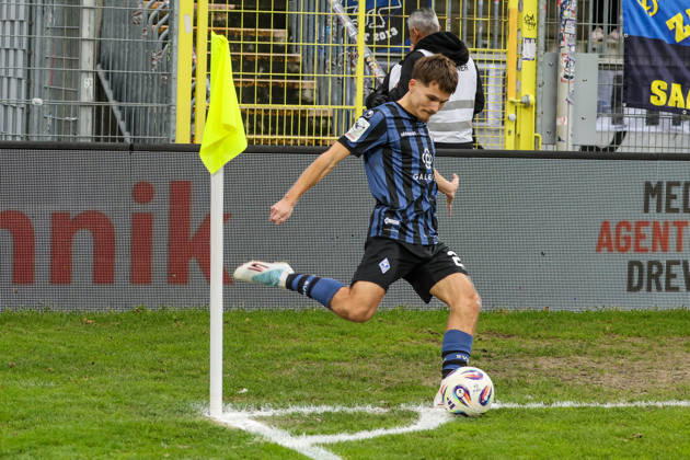 Diego Michel SV Waldhof Mannheim, 28 Soccer 3 League, Matchday 17, SV Waldhof Mannheim vs 1 FC Saarbrücken on 07 12 2025 at Mannheim Carl Benz Stadion , Germany Mannheim Carl Benz Stadion Germany Copyright: xFranzxReindelx