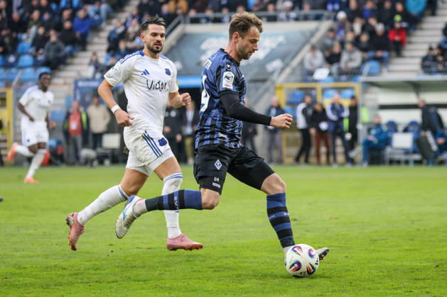 Lukas Klünter SV Waldhof Mannheim, 24 Soccer 3 League, Matchday 17, SV Waldhof Mannheim vs 1 FC Saarbrücken on 07 12 2025 at Mannheim Carl Benz Stadion , Germany Mannheim Carl Benz Stadion Germany Copyright: xFranzxReindelx