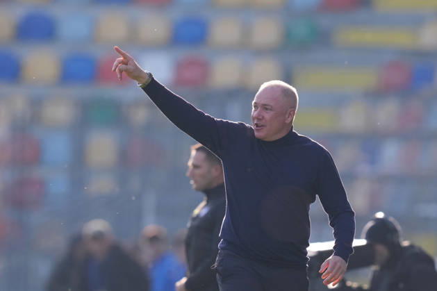 Frosinone s head coach Massimiliano Alvini during the Serie BKT soccer match between Frosinone and Juve Stabia at the Frosinone Benito Stirpe stadium, Italy - Saturday, December 8, 2025 - Soccer ( Photo by Alfredo Falcone LaPresse )  Copyright: xAlfredoxFalcone LaPressex