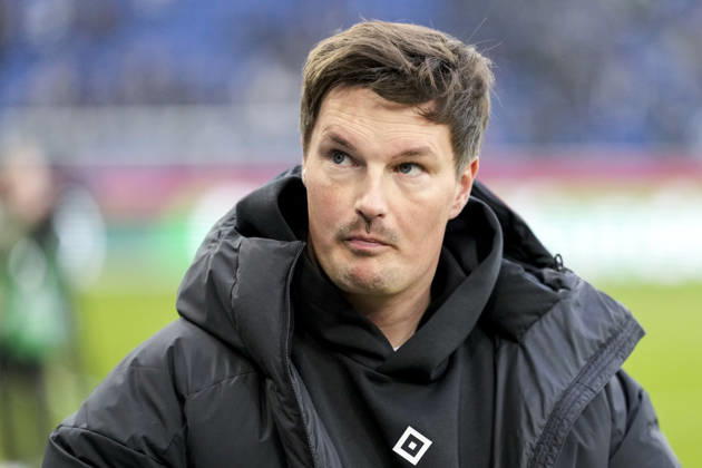 Merlin Polzin Coach, Head Coach, HSV , Single Image, Single Photo, Action, Action, 13 12 2025, Sinsheim Germany , Football, Bundesliga, TSG 1899 Hoffenheim Hamburger SV, DFB DFL REGULATIONS PROHIBIT ANY USE OF PHOTOGRAPHS AS IMAGE SEQUENCES AND OR QUASI VIDEO xozx