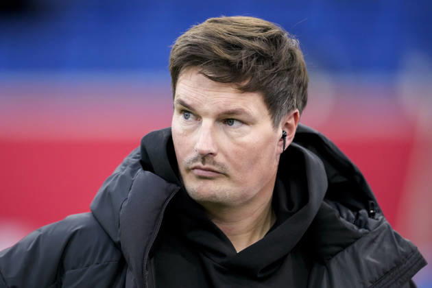 Merlin Polzin Coach, Head Coach, HSV , Single Image, Single Photo, Action, Action, 13 12 2025, Sinsheim Germany , Football, Bundesliga, TSG 1899 Hoffenheim Hamburger SV, DFB DFL REGULATIONS PROHIBIT ANY USE OF PHOTOGRAPHS AS IMAGE SEQUENCES AND OR QUASI VIDEO xozx