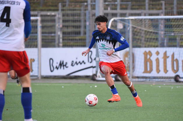 Soccer I Men I Season 2025 2026 I Regionalliga Nord I 16 Matchday I Hamburger SV II U21 FC St Pauli II U23 I 13 12 2025 Omar Abdel Megeed 22, HSV, from 1 Men For editorial use only Hamburg Stadion Hoheluft, Lokstedter Steindamm 87 Hamburg Germany Copyright: xLobeca RobertoxSeidelx