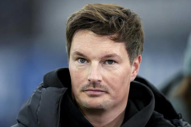 Merlin Polzin Coach, Head Coach, HSV , Single Image, Single Photo, Action, Action, Portrait, Portrait, 13 12 2025, Sinsheim Germany , Football, Bundesliga, TSG 1899 Hoffenheim Hamburger SV, DFB DFL REGULATIONS PROHIBIT ANY USE OF PHOTOGRAPHS AS IMAGE SEQUENCES AND OR QUASI VIDEO xozx