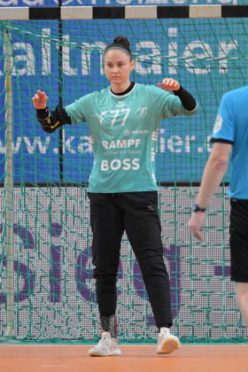 Sara Suba TusSies Metzingen, 77 in goal TusSies Metzingen vs VfL Oldenburg, Handball, Alsco HBF, 11 League Matchday, Season 2025 2026, 21 12 2025 TusSies Metzingen vs VfL Oldenburg, Handball, Alsco HBF, 11 League Matchday, Season 2025 2026, 21 12 2025 Tuebingen Copyright: xEibner-Pressefoto TobiasxBaurx EP_TBR