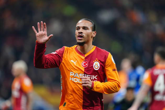 Galatasaray v Kasimpasa - Turkish Super Lig ISTANBUL, TURKIYE - DECEMBER 21: Leroy Sane of Galatasaray gestures during the Turkish Super Lig week 17 football match between Galatasaray and Kasimpasa at RAMS Park in Istanbul, Turkiye on December 21, 2025. Hakan Akgun Anadolu Istanbul Turkey. Editorial use only. Please get in touch for any other usage. Copyright: x2025xAnadoluxHakanxAkgunx