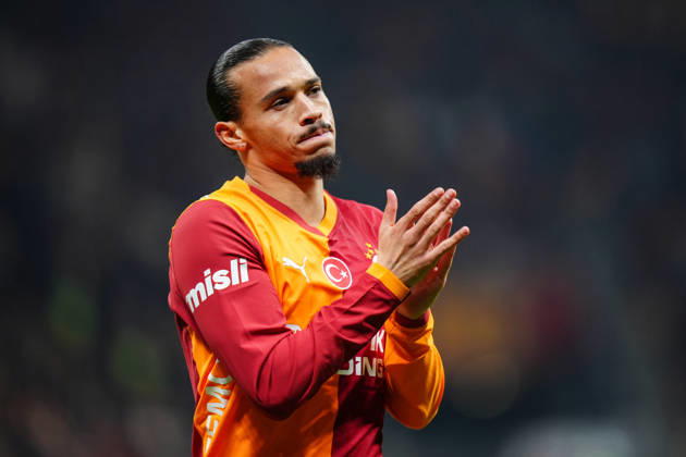 Galatasaray v Kasimpasa - Turkish Super Lig ISTANBUL, TURKIYE - DECEMBER 21: Leroy Sane of Galatasaray gestures during the Turkish Super Lig week 17 football match between Galatasaray and Kasimpasa at RAMS Park in Istanbul, Turkiye on December 21, 2025. Hakan Akgun Anadolu Istanbul Turkey. Editorial use only. Please get in touch for any other usage. Copyright: x2025xAnadoluxHakanxAkgunx