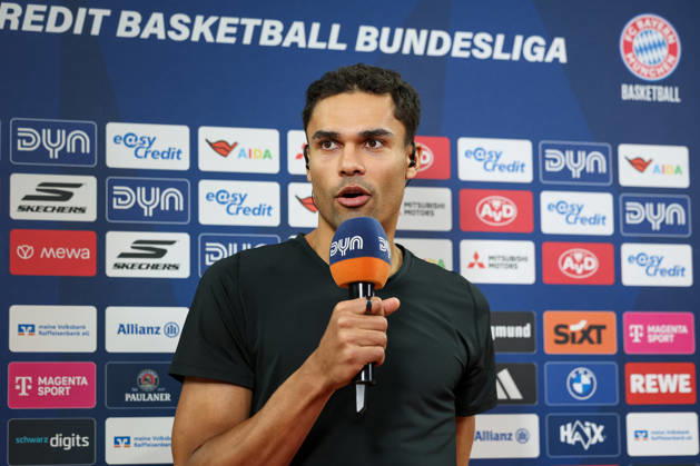Oscar da Silva FC Bayern Basketball, 01 in pre-match interview, GER, FC Bayern Basketball vs Vet Concept Gladiators Trier, Basketball, easycredit Basketball Bundesliga, Matchday 11, Season 2025 2026, 28 12 2025, GER, FC Bayern Basketball vs Vet Concept Gladiators Trier, Basketball, easycredit Basketball Bundesliga, Matchday 11, Season 2025 2026, 28 12 2025 Munich Copyright: xEibner-Pressefoto JennixMaulx EP_JML
