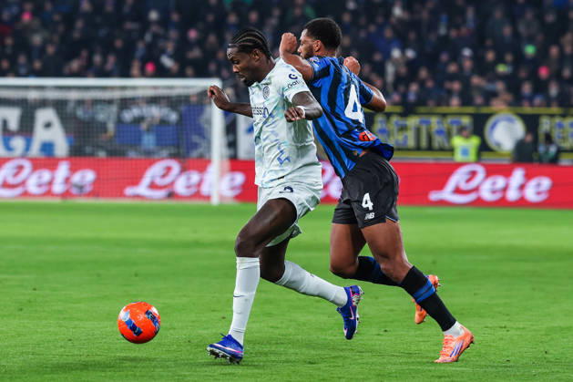 Marcus Thuram of FC Internazionale seen in action during Serie A 2025 26 football match between Atalanta BC and FC Internazionale at New Balance Arena in Bergamo Italy on 28 December 2025. Bergamo Gewiss Stadium Bergamo Italy Copyright: xEPhotopressx SP24-1323-058