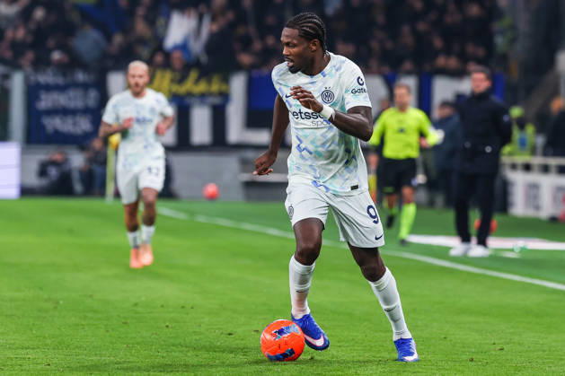 Marcus Thuram of FC Internazionale seen in action during Serie A 2025 26 football match between Atalanta BC and FC Internazionale at New Balance Arena in Bergamo Italy on 28 December 2025. Bergamo Gewiss Stadium Bergamo Italy Copyright: xEPhotopressx SP24-1323-059