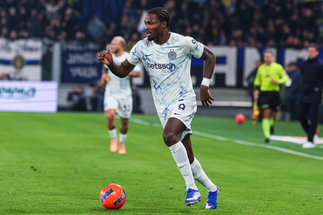 Marcus Thuram of FC Internazionale seen in action during Serie A 2025 26 football match between Atalanta BC and FC Internazionale at New Balance Arena in Bergamo Italy on 28 December 2025. Bergamo Gewiss Stadium Bergamo Italy Copyright: xEPhotopressx SP24-1323-060