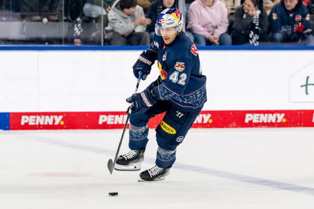 Yasin Ehliz EHC Red Bull Muenchen, 42 GER, EHC Red Bull Muenchen vs Adler Mannheim, Ice Hockey, DEL, Matchday 36, Season 2025 2026, 04 01 2026 GER, EHC Red Bull Muenchen vs Adler Mannheim, Ice Hockey, DEL, Matchday 36, Season 2025 2026, 04 01 2026 Muenchen Copyright: xEibner-Pressefoto HeikexFeinerx EP_HFR