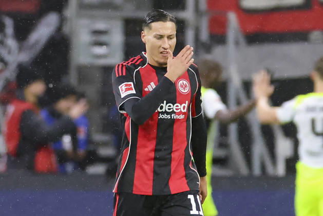 Younes Ebnoutalib Eintracht Frankfurt looks dejected, Bundesliga, Eintracht Frankfurt v Borussia Dortmund, Deutsche Bank Park on 09 January 2026 in Frankfurt am Main, Germany Photo by Marco Steinbrenner DeFodi Images Younes Ebnoutalib Eintracht Frankfurt looks dejected, Bundesliga, Eintracht Frankfurt v Borussia Dortmund, Deutsche Bank Park, January 9, 2026 in Frankfurt am Main, Germany Photo by Marco Steinbrenner DeFodi Images DFL regulations prohibit any use of photographs as image sequences and or quasi video