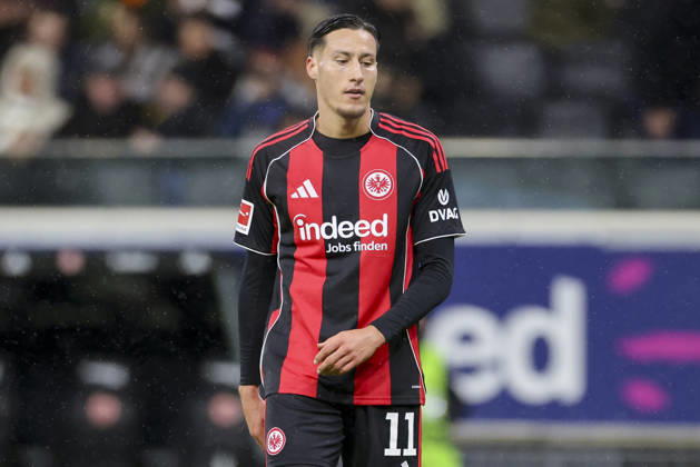 Younes Ebnoutalib Eintracht Frankfurt looks dejected, Bundesliga, Eintracht Frankfurt v Borussia Dortmund, Deutsche Bank Park on 09 January 2026 in Frankfurt am Main, Germany Photo by Marco Steinbrenner DeFodi Images Younes Ebnoutalib Eintracht Frankfurt looks dejected, Bundesliga, Eintracht Frankfurt v Borussia Dortmund, Deutsche Bank Park, January 9, 2026 in Frankfurt am Main, Germany Photo by Marco Steinbrenner DeFodi Images DFL regulations prohibit any use of photographs as image sequences and or quasi video