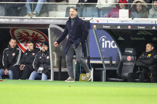 Niko Kovac Borussia Dortmund, Head Coach with instructions to the players, GER, Eintracht Frankfurt vs Borussia Dortmund, 1 Bundesliga, 16 Matchday, 2025 2026, 09 01 2026, DFL REGULATIONS PROHIBIT ANY USE OF PHOTOGRAPHS AS IMAGE SEQUENCES AND OR QUASI VIDEO, GER, Eintracht Frankfurt vs Borussia Dortmund, 1 Bundesliga, 16 Matchday, 2025 2026, 09 01 2026 Frankfurt Copyright: xEibner-Pressefoto JanxPrihodax EP_JPA
