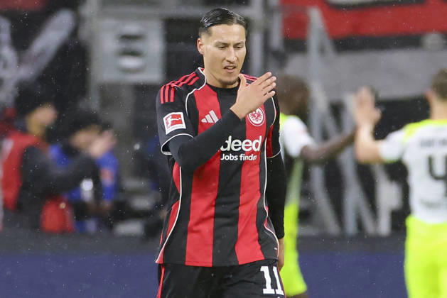 Younes Ebnoutalib Eintracht Frankfurt looks dejected, Bundesliga, Eintracht Frankfurt v Borussia Dortmund, Deutsche Bank Park on 09 January 2026 in Frankfurt am Main, Germany Photo by Marco Steinbrenner DeFodi Images Younes Ebnoutalib Eintracht Frankfurt looks dejected, Bundesliga, Eintracht Frankfurt v Borussia Dortmund, Deutsche Bank Park, January 9, 2026 in Frankfurt am Main, Germany Photo by Marco Steinbrenner DeFodi Images DFL regulations prohibit any use of photographs as image sequences and or quasi video