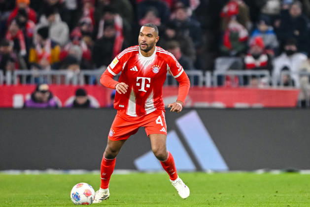 Jonathan Tah FC Bayern München in action, am Ball, Einzelaktion waehrend des spiels der Bundesliga zwischen FC Bayern München und VfL Wolfsburg, Allianz Arena am 11 January 2026 in München, Germany Photo by Harry Langer DeFodi Images Jonathan Tah FC Bayern München controls the Ball during the Bundesliga match between FC Bayern München and VfL Wolfsburg at Allianz Arena on January 11, 2026 in München, Germany Photo by Harry Langer DeFodi Images DFL regulations prohibit any use of photographs as image sequences and or quasi video Photo by Harry Langer DeFodi Images DFL regulations prohibit any use of photographs as image sequences and or quasi video