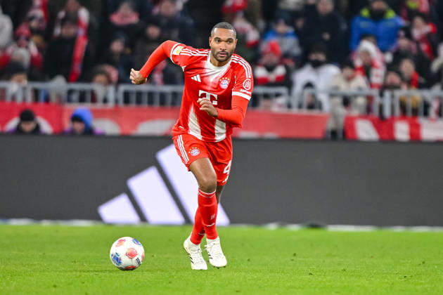 Jonathan Tah FC Bayern München in action, am Ball, Einzelaktion waehrend des spiels der Bundesliga zwischen FC Bayern München und VfL Wolfsburg, Allianz Arena am 11 January 2026 in München, Germany Photo by Harry Langer DeFodi Images Jonathan Tah FC Bayern München controls the Ball during the Bundesliga match between FC Bayern München and VfL Wolfsburg at Allianz Arena on January 11, 2026 in München, Germany Photo by Harry Langer DeFodi Images DFL regulations prohibit any use of photographs as image sequences and or quasi video Photo by Harry Langer DeFodi Images DFL regulations prohibit any use of photographs as image sequences and or quasi video