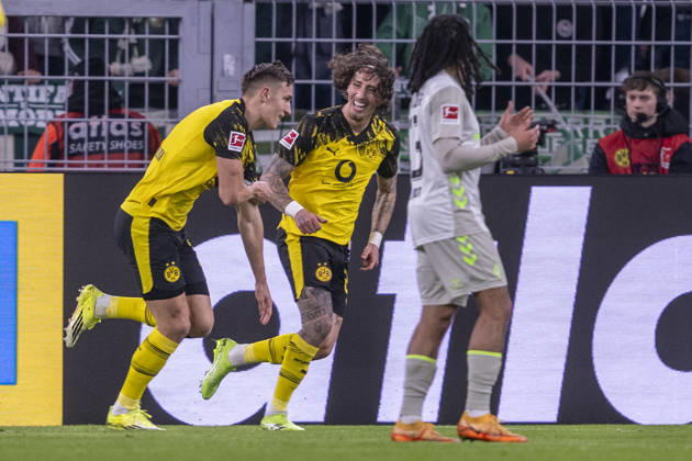 13 01 2026 Football Borussia Dortmund SV Werder Bremen, Matchday 17 at Signal Iduna Park Nico Schlotterbeck Borussia Dortmund celebrates after his goal for 1 0 IMPORTANT NOTE According to the regulations of the DFL and the DFB, it is prohibited to use or have used photographs taken in the stadium and or of the match in the form of sequential images and or video-like photo series Copyright: xDavidxInderliedx