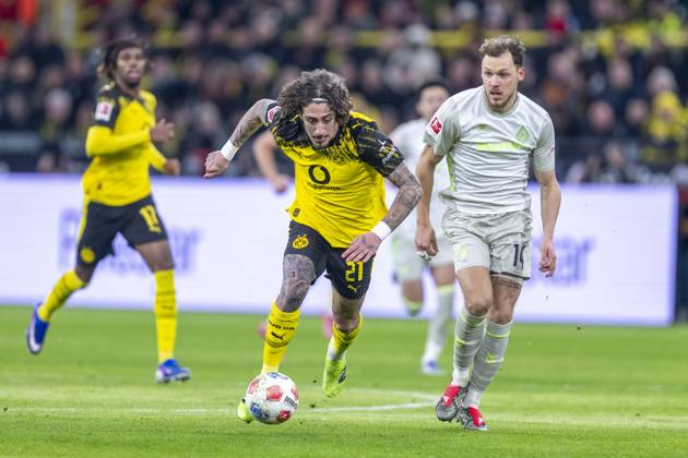 13 01 2026 Football Borussia Dortmund SV Werder Bremen, Matchday 17 at Signal Iduna Park Fabio Silva Borussia Dortmund runs with the ball at his feet IMPORTANT NOTE In accordance with the regulations of the DFL and the DFB, it is prohibited to use or have used photographs taken in the stadium and or of the match in the form of sequential images and or video-like photo series Copyright: xDavidxInderliedx