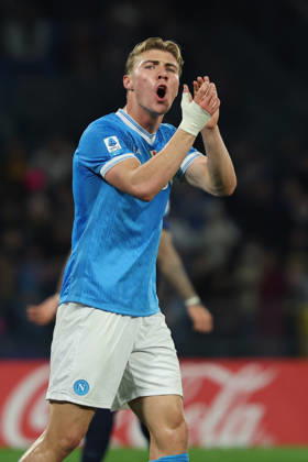 Napoli™s Rasmus Hojlund during the Serie A soccer match between Napoli and Parma at the Diego Armando Maradona Stadium in Naples, southern italy - Wednesday , January 14 , 2026. - Soccer .  Copyright: xAlessandroxGarofalo LaPressex