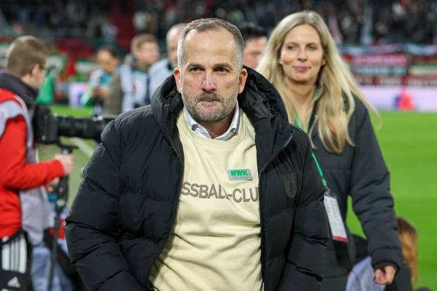 Head Coach Manuel Baum FC Augsburg , FC Augsburg vs 1 FC Union Berlin, Football, 1 Bundesliga, 17 Matchday, 15 01 2026 DFB regulations prohibit any use of photographs as image sequences and or quasi video Augsburg Bayern Germany Copyright: xkolbert-press ChristianxKolbertx