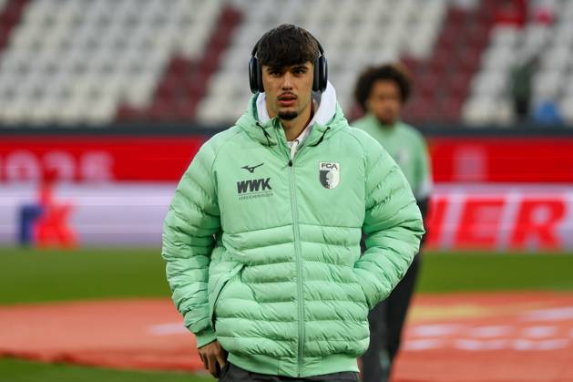 Rodrigo Ribeiro 21 FC Augsburg , FC Augsburg vs SC Freiburg, Football, 1 Bundesliga, 18 Matchday, 18 01 2026 DFB regulations prohibit any use of photographs as image sequences and or quasi video Augsburg Bayern Germany Copyright: xkolbert-press ChristianxKolbertx
