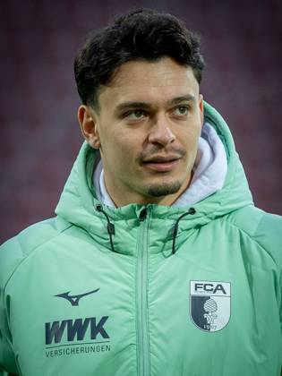 Fabian Rieder 32 FC Augsburg , FC Augsburg vs SC Freiburg, Football, Men, Bundesliga, Saison 2025 2026, Rueckrunde, 18 Spieltag, 18 01 2026 DFB regulations prohibit any use of photographs as image sequences and or quasi video Augsburg Bayern Germany Copyright: xkolbert-press MartinxAgüerax