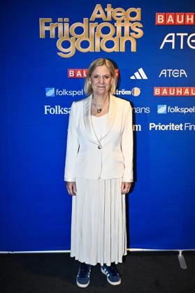 STOCKHOLM, SWEDEN 20260120 Social Democrat Party leader Magdalena Andersson S during the Atea Athletics Gala at Berns in Stockholm STOCKHOLM SWEDEN x10430x Copyright: xChristinexOlsson TTx FRIIDROTTSGALAN 2026