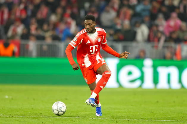Alphonso Davies FC Bayern Muenchen, 19 with ball, GER, FC Bayern Muenchen vs Royale Union Saint Gilloise, Football, UEFA Champions League, League Phase, Matchday 7, 2025 2026 season, 21 01 2026, GER, FC Bayern Muenchen vs Royale Union Saint Gilloise, Football, UEFA Champions League, League Phase, Matchday 7, 2025 2026 season, 21 01 2026 Muenchen Copyright: xEibner-Pressefoto JennixMaulx EP_JML